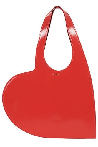 Gloss Leather Mini Heart Tote Bag - Coperni - Modalova