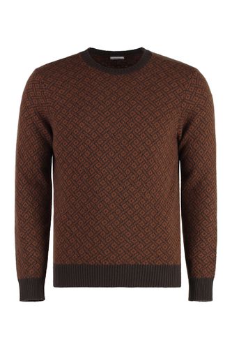 Virgin Wool And Cashmere Pullover - Malo - Modalova