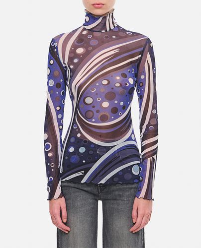 Pucci Tulle Long Sleeves T-shirt - Pucci - Modalova