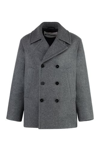 Double-breasted Wool Coat - Jil Sander - Modalova