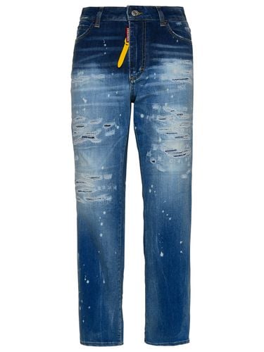 Jeans Mon Pull Boston In Denim Azzurri - Dsquared2 - Modalova