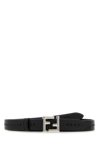 Fendi Black Leather Belt - Fendi - Modalova