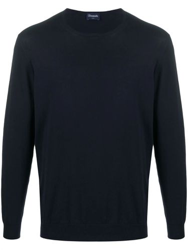 Drumohr Blue Cotton Jumper - Drumohr - Modalova