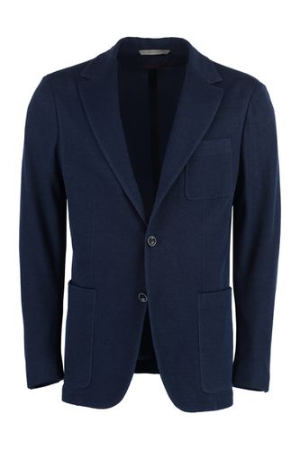 Canali Single-breasted Knit Blazer - Canali - Modalova