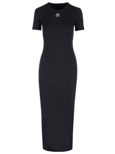 Ribbed Cotton Jersey Dress - Marine Serre - Modalova