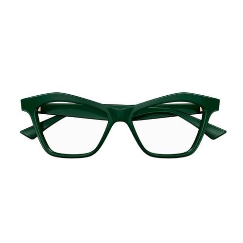 Bv1096o Line Minimalist 006 Green Transparent Gloves - Bottega Veneta Eyewear - Modalova