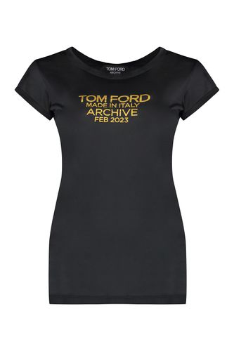 Tom Ford Silk T-shirt - Tom Ford - Modalova