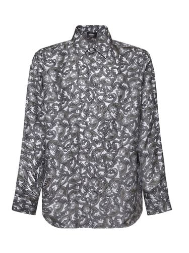 Fendi Diamond Silk Shirt - Fendi - Modalova