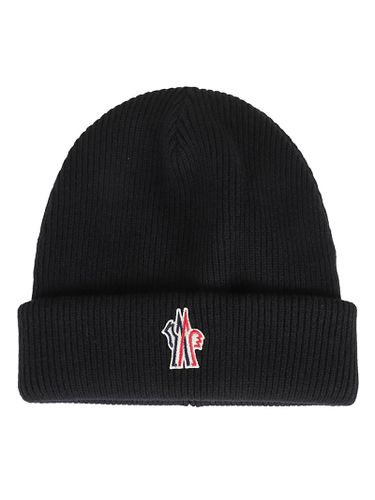 Logo Embroidered Knit Beanie - Moncler Grenoble - Modalova