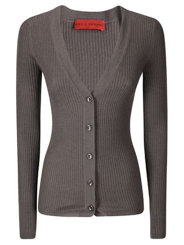 V-shaped Ribbed Cardigan - Wild Cashmere - Modalova