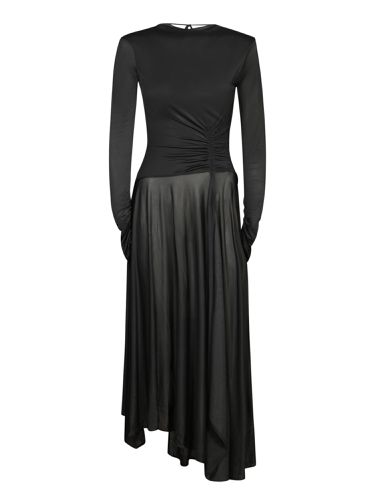 Long Jersey Dress With Slit - Acne Studios - Modalova