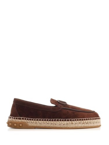 Espadrilles In Suede - Valentino Garavani - Modalova