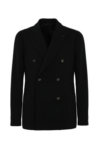 Double-breasted Special Line Drop 7 Regular Jacket In Wool And Cotton - Lardini - Modalova