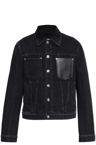 Lanvin Logo Embossed Denim Jacket - Lanvin - Modalova