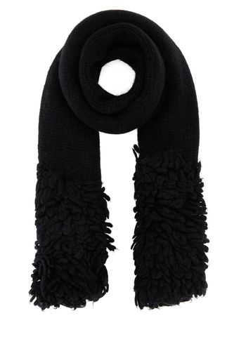 Loewe Black Alpaca Blend Scarf - Loewe - Modalova