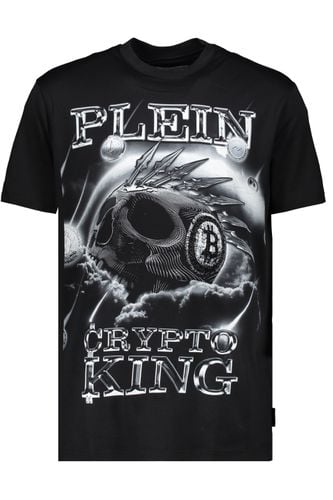 Printed Cotton T-shirt - Philipp Plein - Modalova