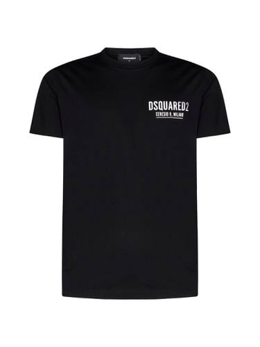 Dsquared2 Logo Cotton T-shirt - Dsquared2 - Modalova