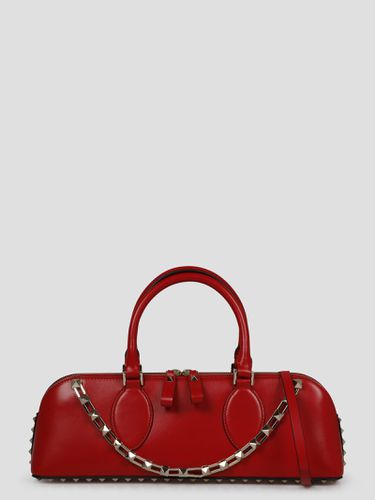 Rockstud E/w Calfskin Handbag - Valentino Garavani - Modalova