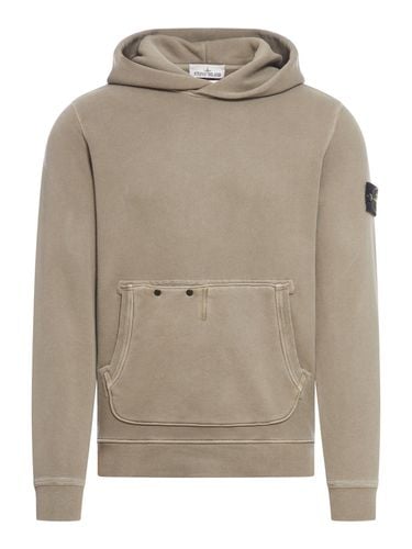 Long-sleeved Compass Patch Hoodie - Stone Island - Modalova