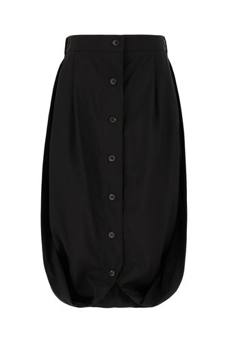 Quira Black Wool Blend Skirt - Quira - Modalova