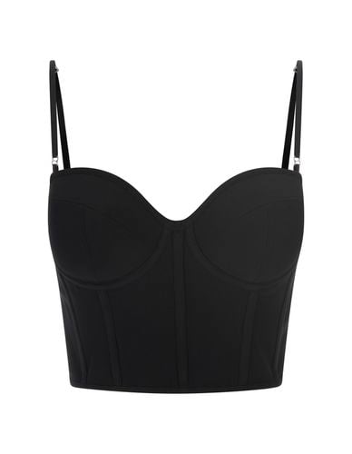 Corset Top In Black - Alexander McQueen - Modalova