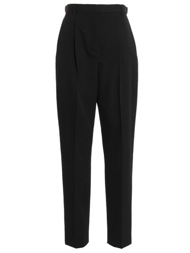 Wool Twilled Tailored Trousers - Tory Burch - Modalova