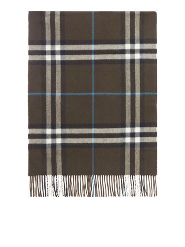 Burberry Embroidered Cashmere Scarf - Burberry - Modalova