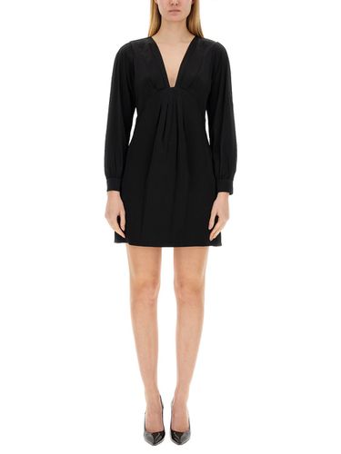 V-neck Long-sleeved Dress - MICHAEL Michael Kors - Modalova