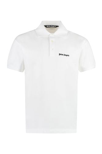 Cotton-piquè Polo Shirt - Palm Angels - Modalova