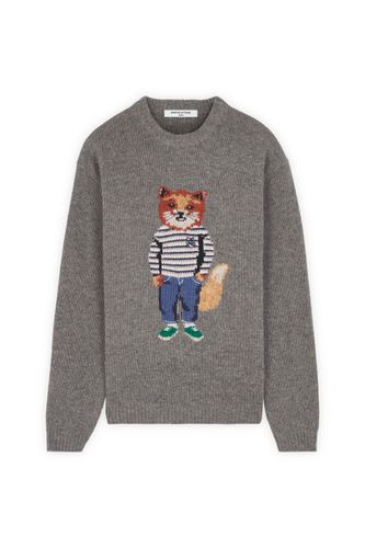 Dressed Fox Intarsia Jumper - Maison Kitsuné - Modalova