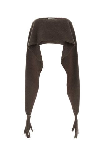 Moschino Brown Mohair Blend Cape - Moschino - Modalova