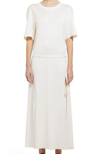 Short Sleeved Belted Maxi Dress - Lemaire - Modalova