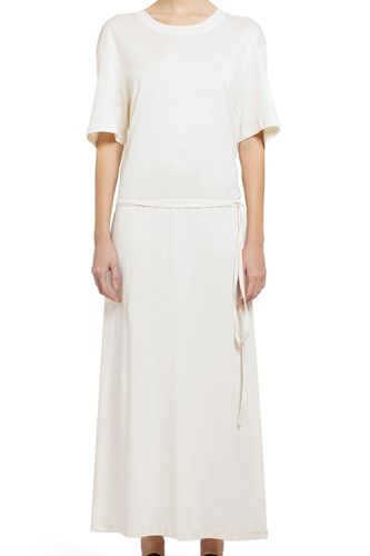 Short Sleeved Belted Maxi Dress - Lemaire - Modalova