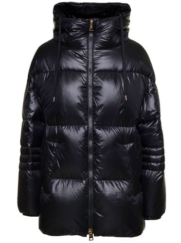 Ultralight Down Jacket With Hood And Coulisse In Nylon Woman - Herno - Modalova
