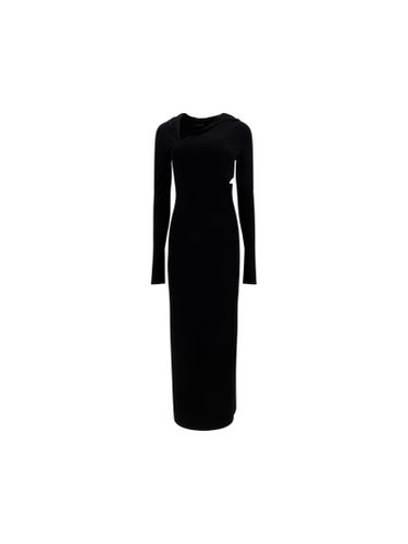 Cut-out Detail Slim Fit Longsleeved Dress - Versace - Modalova