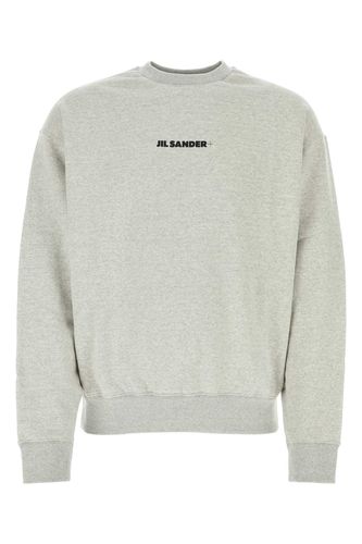 Grey Cotton Oversize Sweatshirt - Jil Sander - Modalova