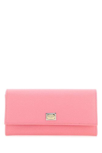 Dolce & Gabbana Pink Leather Wallet - Dolce & Gabbana - Modalova