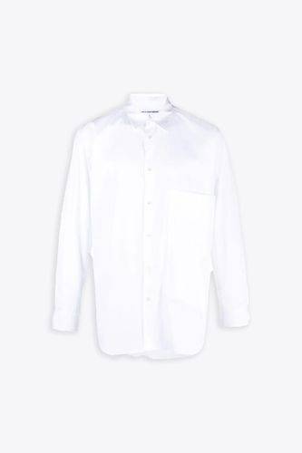 Mens Shirt Woven White cotton shirt with maxi front pocket - Comme des Garçons Shirt - Modalova