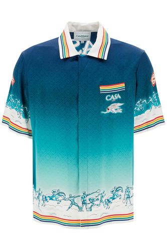 La Déesse Du Stade Silk Shirt - Casablanca - Modalova