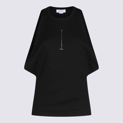 Alexander McQueen Black Cotton Top - Alexander McQueen - Modalova