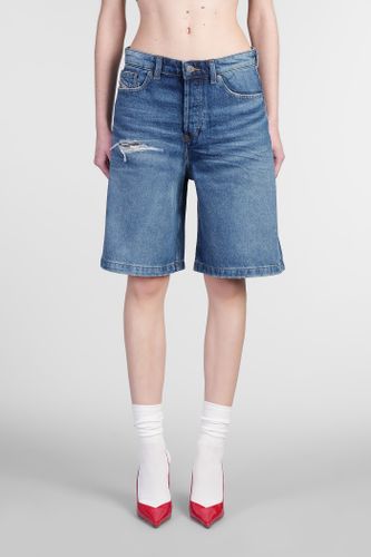 Diesel De Sire Shorts In Blue Denim - Diesel - Modalova