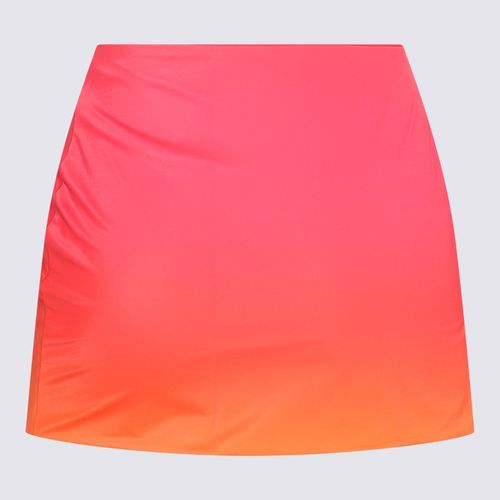 Hot Pink Stretch Double Ring Mini Skirt - Louisa Ballou - Modalova