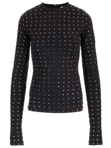 All-over Embellished Crewneck Top - SportMax - Modalova