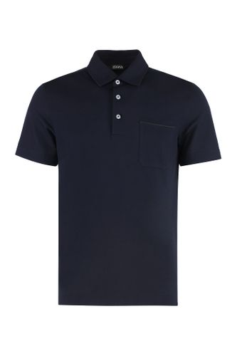 Zegna Cotton-piqué Polo Shirt - Zegna - Modalova