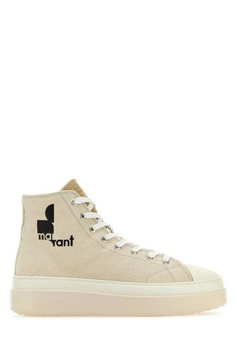 Melange Ivory Canvas Austen High Sneakers - Isabel Marant - Modalova