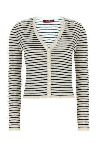 Embroidered Silk Blend Trieste Cardigan - Max Mara Studio - Modalova