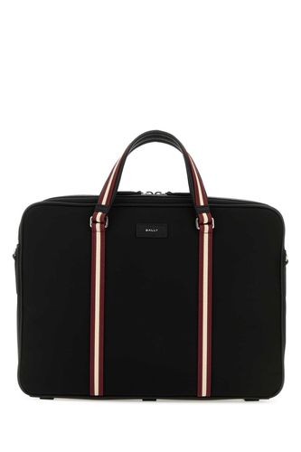 Bally Black Nylon Code Briefcase - Bally - Modalova