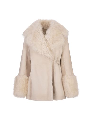 Parosh White Morris Sheepskin Coat - Parosh - Modalova