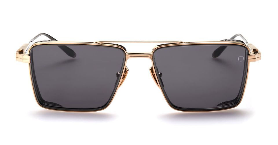 Sprint-a - Brushed 12k Gold / Matte Black Sunglasses - Akoni - Modalova