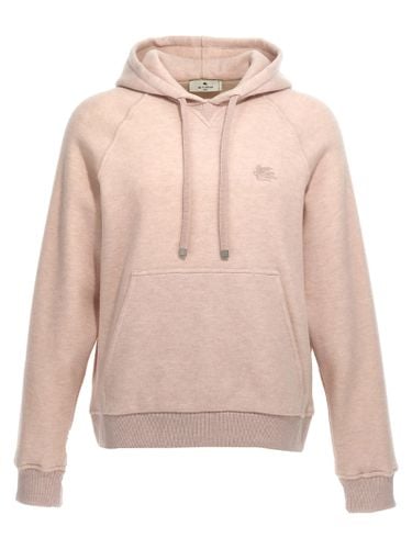 Beige Wool Blend Hoodie With Logo - Etro - Modalova